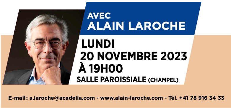 Alain Laroche conférence 20 novembre